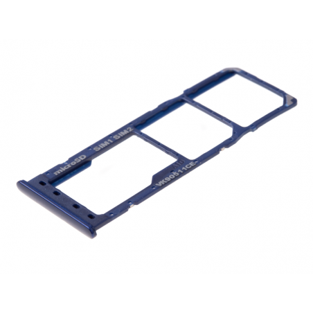Tiroir SIM pour Samsung Galaxy A10 Bleu photo 2