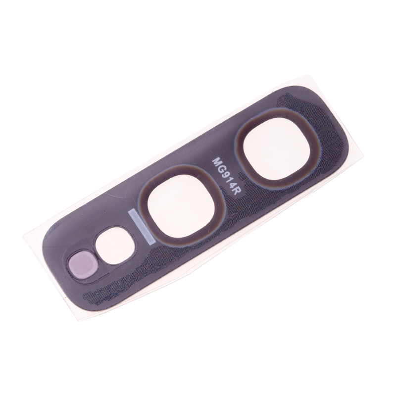 Lentille de protection de la caméra arrière pour Samsung Galaxy S10e Noir Prisme photo 0