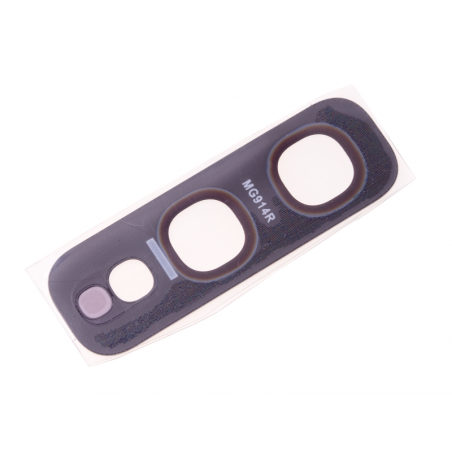 Lentille de protection de la caméra arrière pour Samsung Galaxy S10e Noir Prisme photo 0