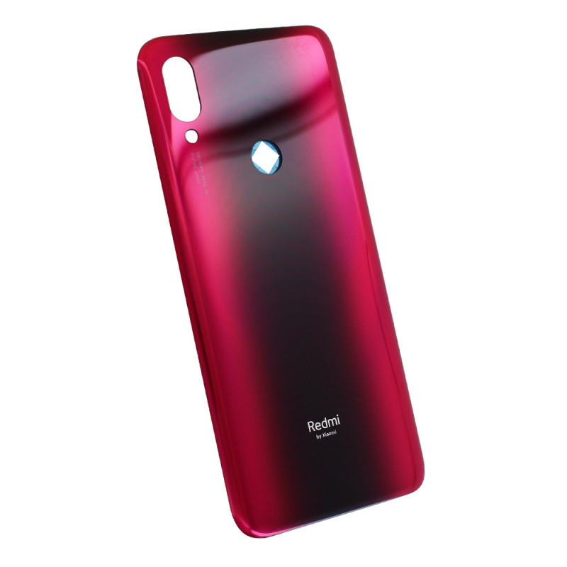 Vitre arrière pour Xiaomi Redmi 7 Rouge Lunaire photo 2