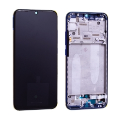 Bloc écran Super Amoled et vitre pré-montés sur châssis pour Xiaomi Mi A3 Bleu photo 2