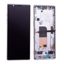 Bloc écran OLED pré-monté sur châssis pour Sony Xperia 5 Blanc photo 2