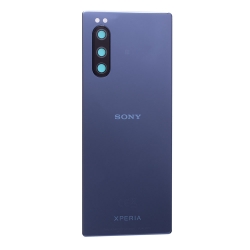 Vitre arrière pour Sony Xperia 5 Bleu photo 2