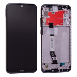 Bloc écran IPS LCD et vitre pré-montés sur châssis pour Xiaomi Redmi Note 8T Noir photo 2
