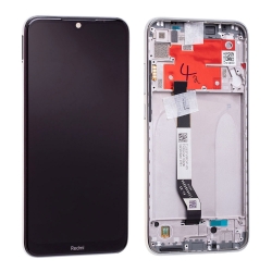 Bloc écran IPS LCD et vitre pré-montés sur châssis pour Xiaomi Redmi Note 8T Blanc Lunaire photo 2