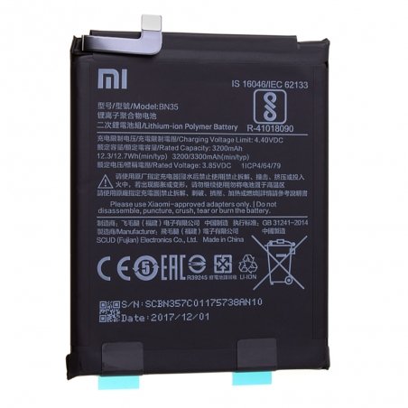Batterie d'origine pour Xiaomi Redmi 5 photo 2