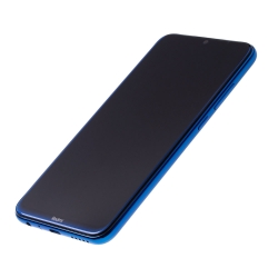 Bloc écran IPS LCD et vitre pré-montés sur châssis pour Xiaomi Redmi Note 8 Bleu photo 1