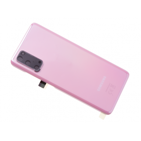 Vitre arrière pour Samsung Galaxy S20 Rose photo 2