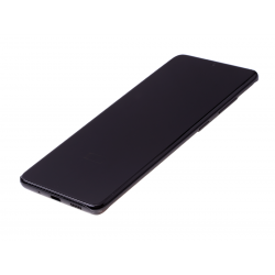 Bloc écran Dynamic Amoled 2X pré-monté sur châssis pour Samsung Galaxy S20+ Noir photo 1