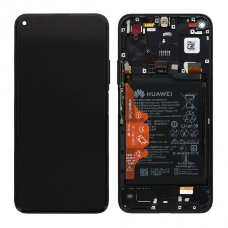 Bloc écran complet pré-monté sur châssis + batterie pour Honor 20 Pro Noir2
