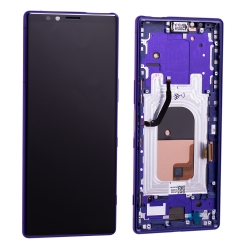 Bloc écran OLED pré-monté sur châssis pour Sony Xperia 1 Violet photo 2