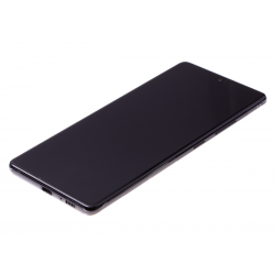 Bloc écran Super Amoled Plus pré-monté sur châssis pour Samsung Galaxy S10 Lite Noir Prismatique photo 1