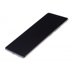 Bloc écran Super Amoled Plus pré-monté sur châssis pour Samsung Galaxy S10 Lite Blanc photo 1