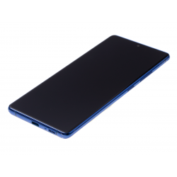 Bloc écran Super Amoled Plus pré-monté sur châssis pour Samsung Galaxy S10 Lite Bleu photo 1