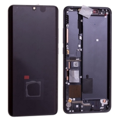 Bloc écran Amoled et vitre pré-montés sur châssis pour Xiaomi Mi Note 10 Lite Noir photo 2