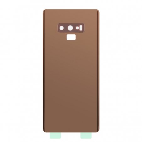 Vitre Arrière Compatible pour Samsung Galaxy Note 9 Or photo 3