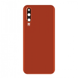 Vitre Arrière Compatible pour Huawei P30 Rouge photo 3