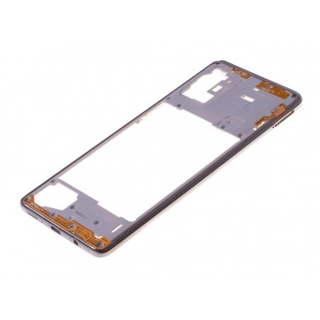 Châssis Intermédiaire pour Samsung Galaxy A71 Argent Prismatique photo 2
