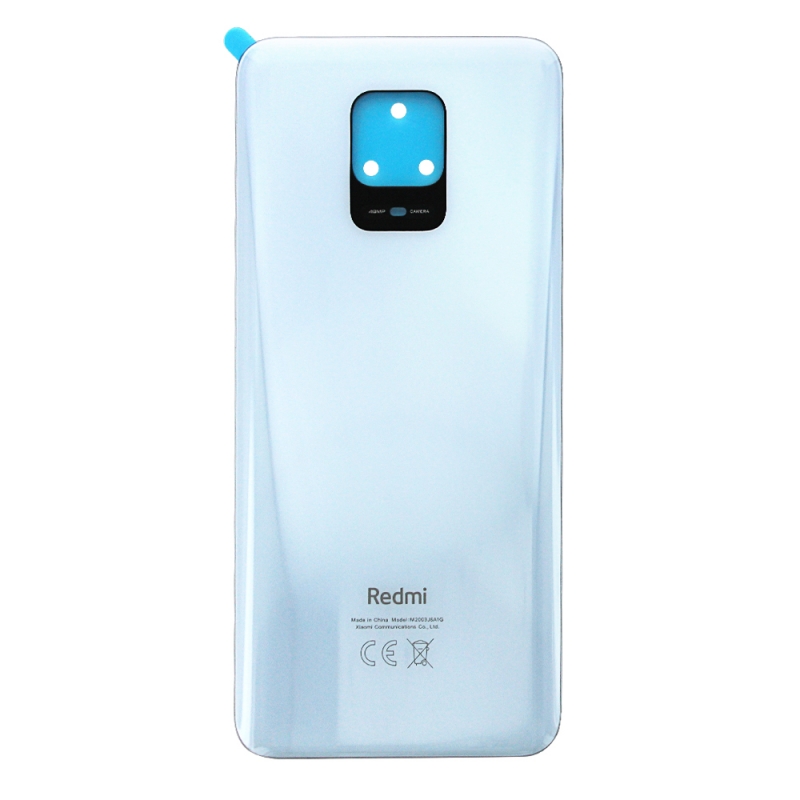 Vitre arrière pour Xiaomi Redmi Note 9S Blanc Glacier photo 2