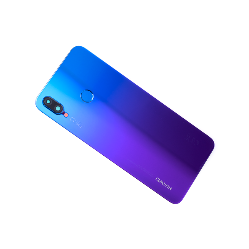Vitre arrière avec logo pour Huawei P Smart Plus - Violet photo 0