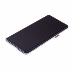 Bloc écran Amoled et vitre prémontés sur châssis pour Samsung Galaxy S10 Bleu photo 3
