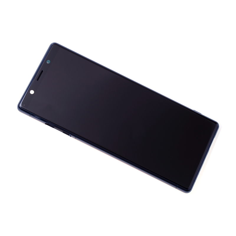 Bloc écran avec châssis Sony J8210 Xperia 5, J9210 Xperia 5 Dual SIM - Bleu photo 0