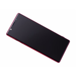 Bloc écran avec châssis Sony J8210 Xperia 5, J9210 Xperia 5 Dual SIM - Rouge photo 0