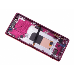 Bloc écran avec châssis Sony J8210 Xperia 5, J9210 Xperia 5 Dual SIM - Rouge photo 1