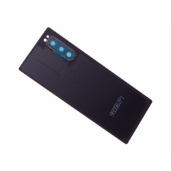 Vitre arrière avec logo pour Sony J9210 Xperia 5 Dual SIM - Noir photo 1