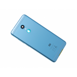 Vitre arrière avec logo pour Xiaomi Redmi 5 - Bleu photo 0