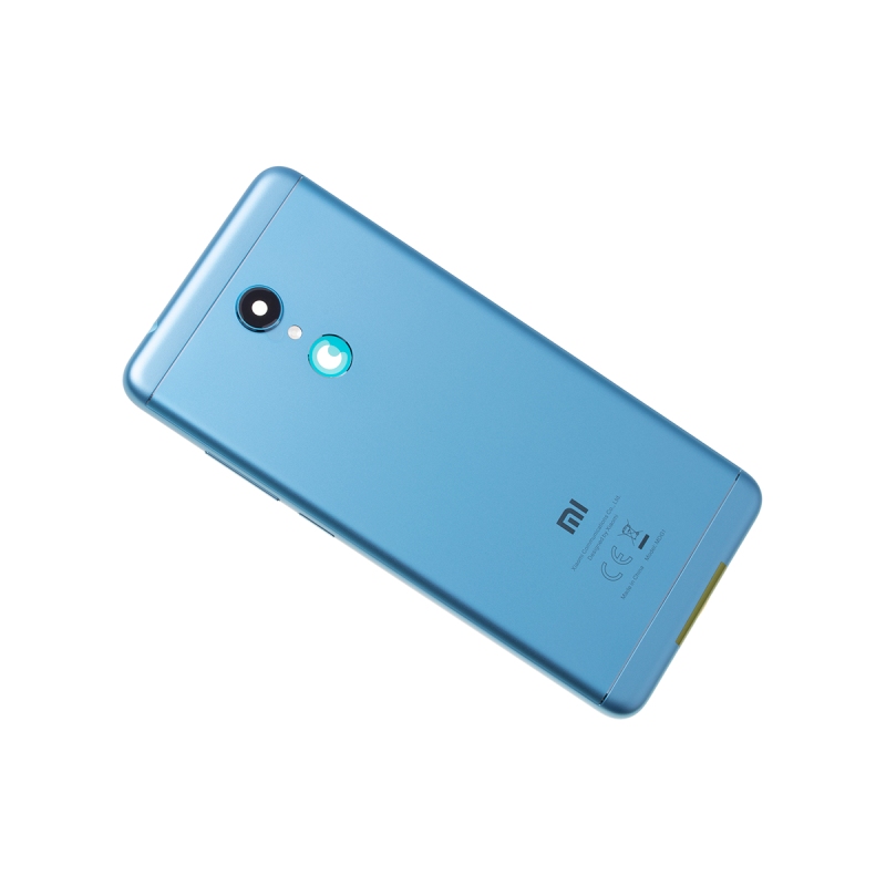 Vitre arrière avec logo pour Xiaomi Redmi 5 - Bleu photo 0