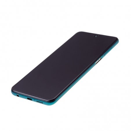 Bloc écran IPS LCD et vitre pré-montés sur châssis pour Xiaomi Redmi Note 9 Pro Vert Forêt photo 3