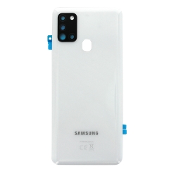 Vitre arrière pour Samsung Galaxy A21s Blanc Prismatique photo 2