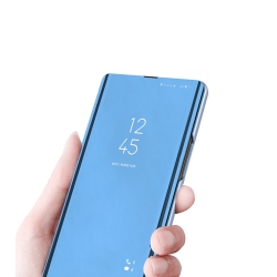 Etui Clear View Bleu pour Samsung Galaxy A20e photo 2