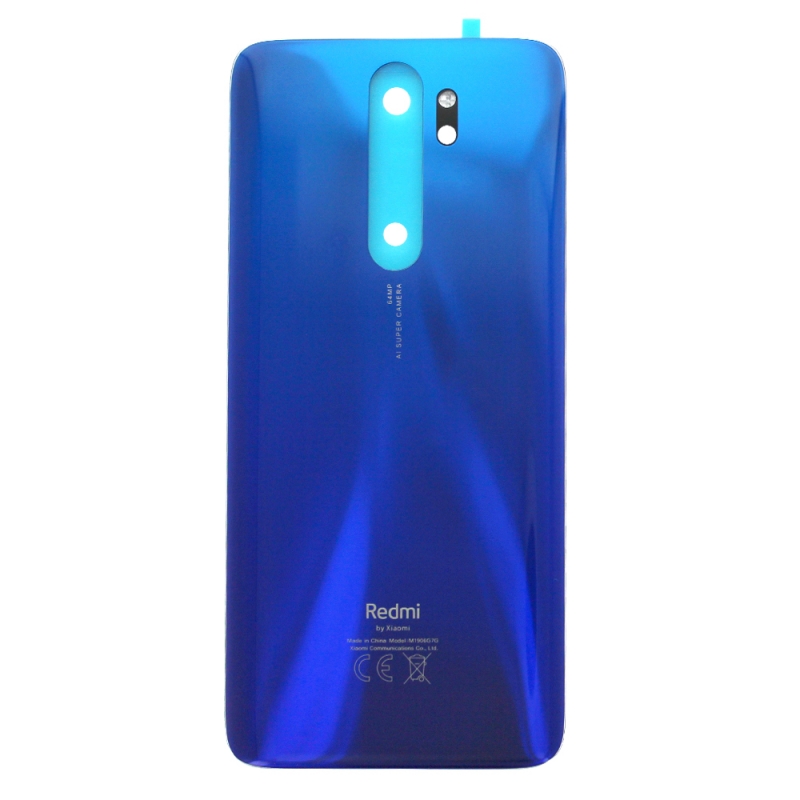 Vitre arrière pour Xiaomi Redmi Note 8 Pro Bleu Océan photo 2