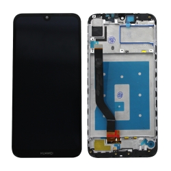 Bloc écran Noir pré-monté sur châssis pour Huawei Y7 et Y7 Prime (2019)