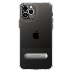 Coque Slim Armor Noire Spigen pour iPhone 12 et 12 Pro photo 1