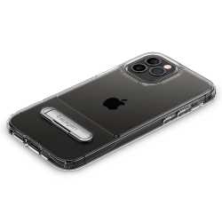 Coque Slim Armor Noire Spigen pour iPhone 12 et 12 Pro photo 3