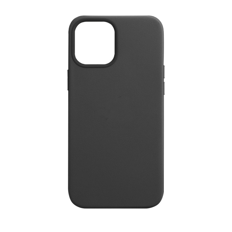 Coque Noire en silicone pour iPhone 12 et 12 Pro