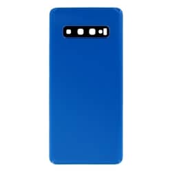Vitre arrière compatible pour Samsung Galaxy S10+ Bleu Prisme