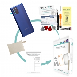 Kit de remplacement Vitre arrière pour Samsung Galaxy S10 Lite Bleu