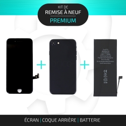 Kit de remise à neuf pour iPhone 7 Noir | PREMIUM