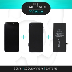 Kit de remise à neuf pour iPhone XR Noir | PREMIUM
