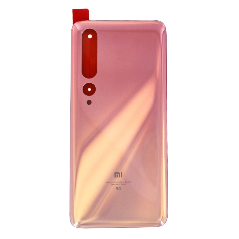 Vitre arrière pour Xiaomi Mi 10 Or Rose photo 2