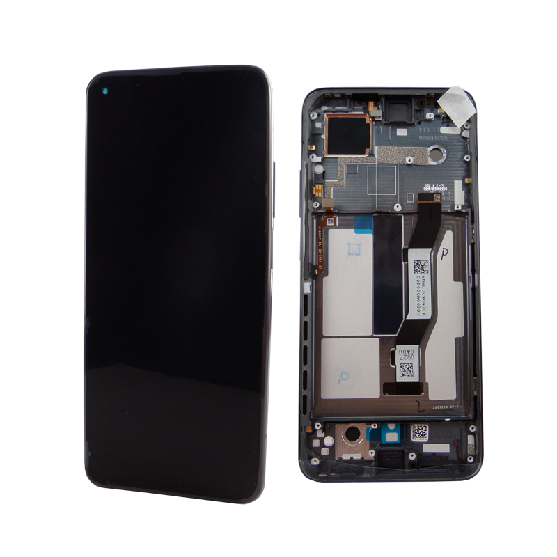 Bloc écran LCD et vitre pré-montés sur châssis pour Xiaomi Mi 10T et Mi 10T Pro Noir_photo1