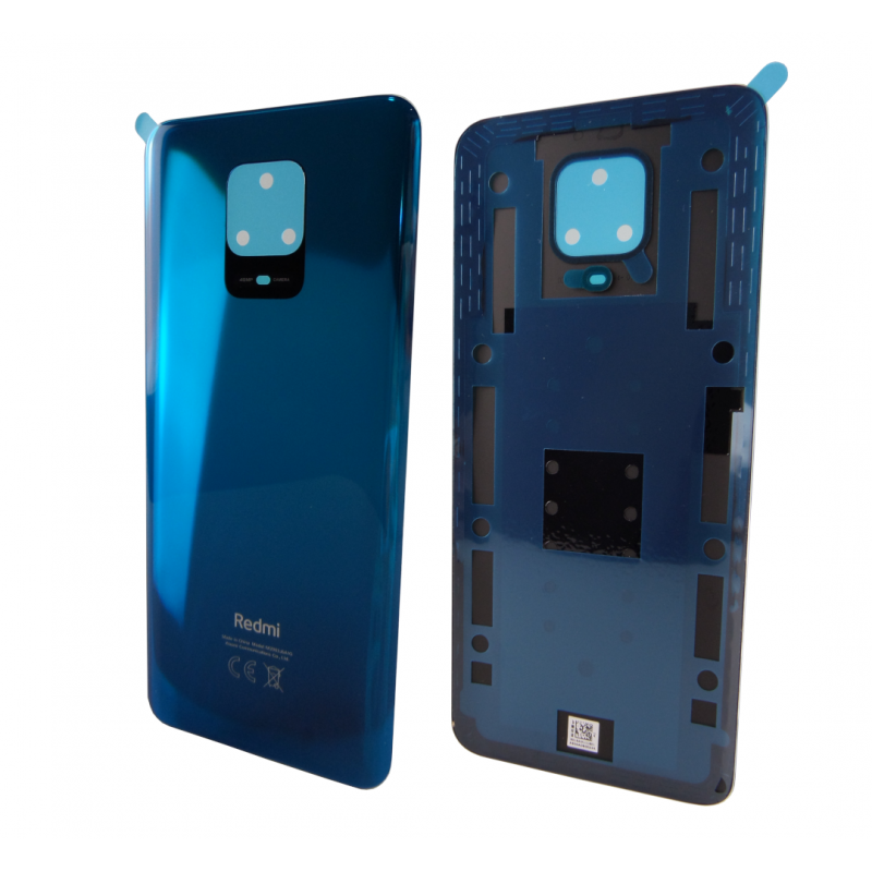 Vitre arrière pour Xiaomi Redmi Note 9S Bleu Aurora