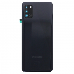Vitre arrière pour Samsung Galaxy A31 Noir photo 2