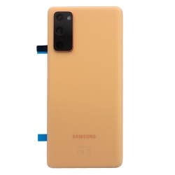 Vitre arrière pour Samsung Galaxy S20 FE Orange photo 2