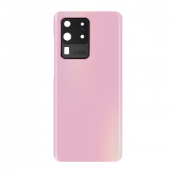 Vitre arrière compatible pour Samsung Galaxy S20 Ultra Cloud Pink photo 2