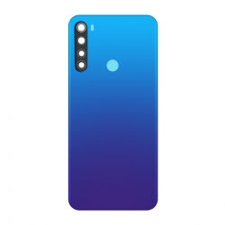 Vitre arrière compatible pour Xiaomi Redmi Note 8 Bleu photo 2